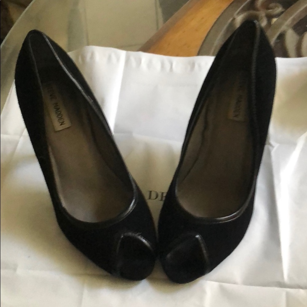 Steve Madden Swede Open Toe Heels